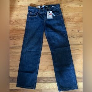 Boys Levi’s denim dark crosshatch 550 relaxed fit size 11 regular W25’’x L26’’